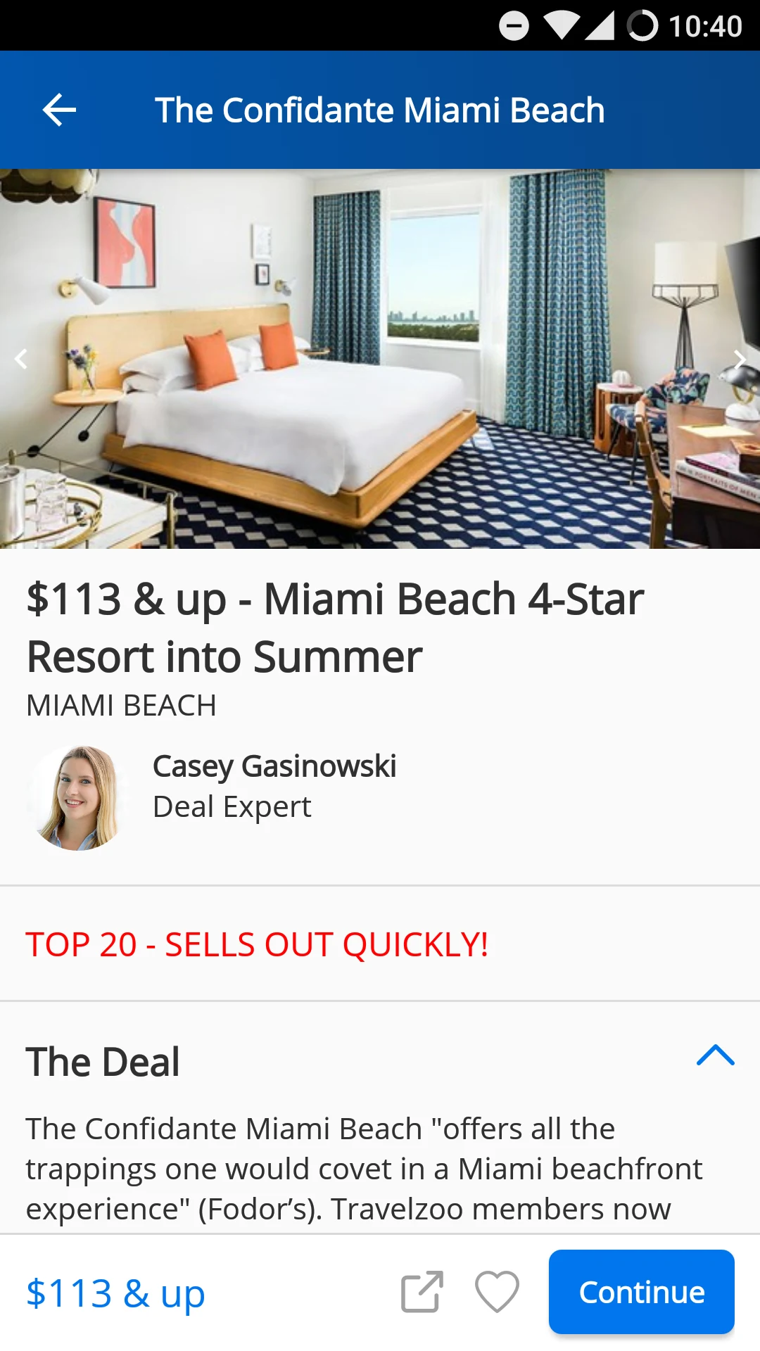Travelzoo screenshot